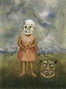 Frida Kahlo The girl masked with death oil painting picture wholesale